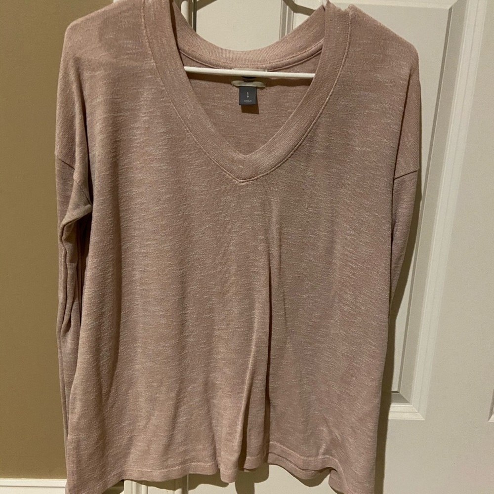 Long Sleeve draped sweater